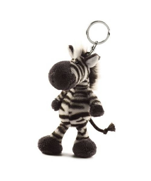 キーリング ワイルドフレンズ ゼブラ 10cm／NICI（ニキ