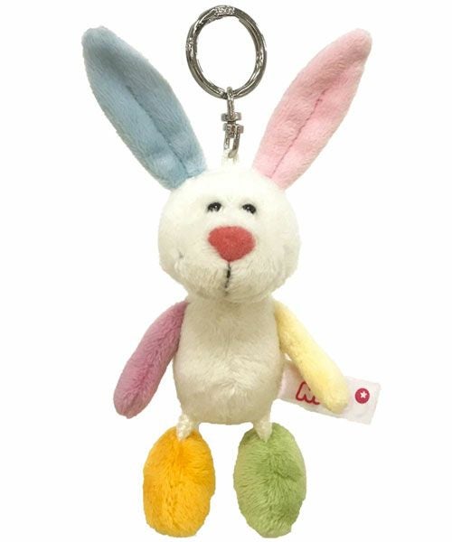 キーリング レインボーラビット 10cm／NICI（ニキ） | entresquare.com