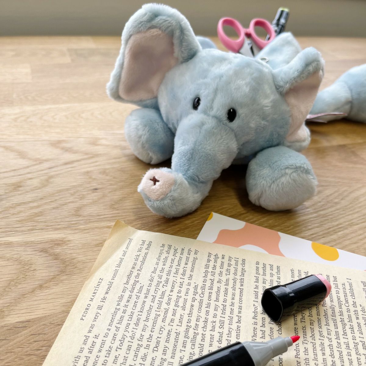 フィギュアペンポーチ ブルーエレファント／NICI（ニキ）【スプリング