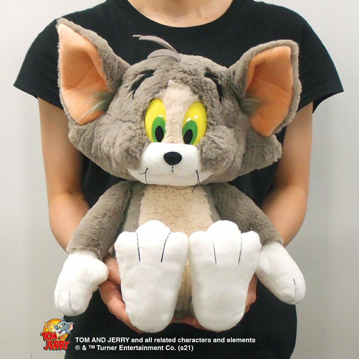 トムとジェリー　ぬいぐるみ　レトロ　トム ぬいぐるみ グレー　希少品 ぬいぐるみ トム クラシック／TOM and JERRY（トムとジェリー