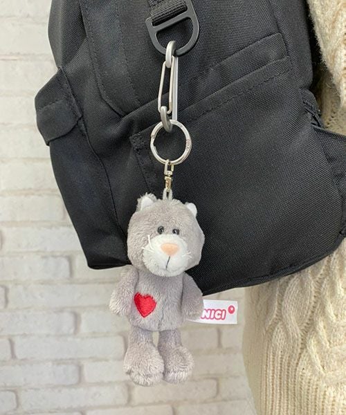 キーリング グレーキャット 10cm／NICI（ニキ） | entresquare.com