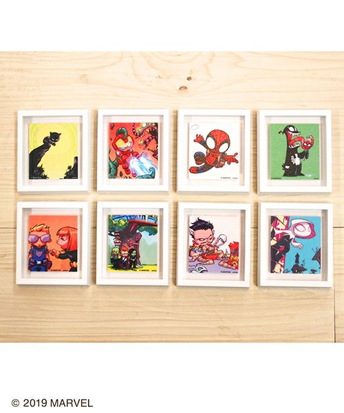 フレームマグネットブラインドパッケージ /1個／MARVEL COLLECTION