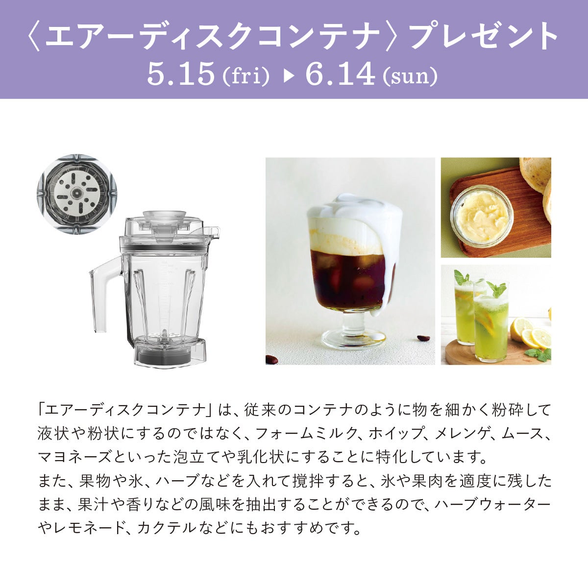 公式】バイタミックス Vitamix ミキサーA3500i（単品）日本正規輸入