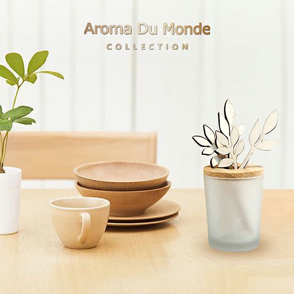 グラスカップディフューザー ハート／Aroma Du Monde（アロマデモンド