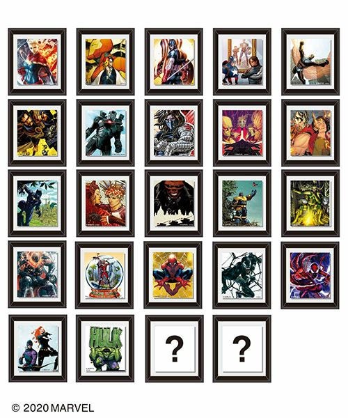 フレームマグネット 24種コンプリートセット／MARVEL COLLECTION