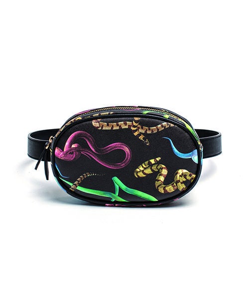 TOILETPAPER ウエストポーチ Black Snakes/SELETTI(セレッティ TOILETPAPER ウエストポーチ Black Snakes/SELETTI(セレッティ