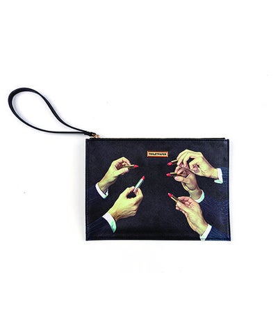 TOILETPAPER ポーチバッグ Black Lipstick／SELETTI（セレッティ 