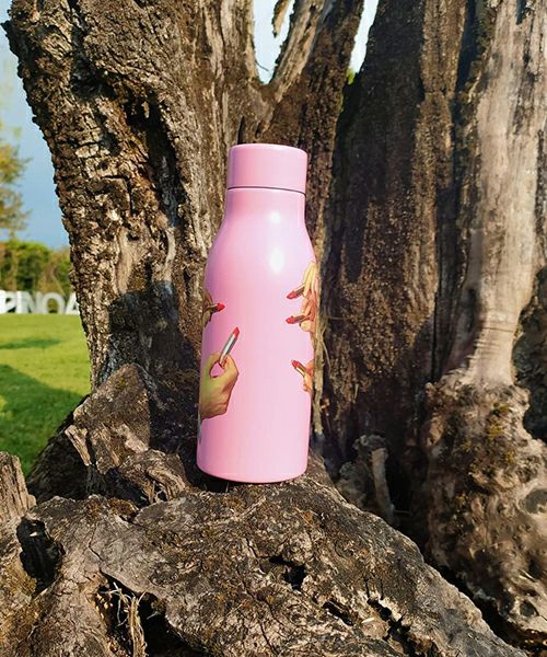 SELETTI TOILETPAPER プレート お皿 アート おしゃれ ピンク TOILETPAPER ボトル Pink Lipsticks／SELETTI（セレッティ