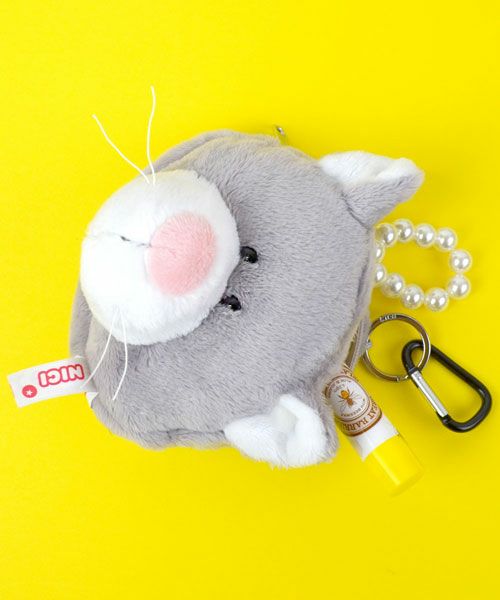 フィギュアミニポーチ グレーキャット／NICI（ニキ） | entresquare.com