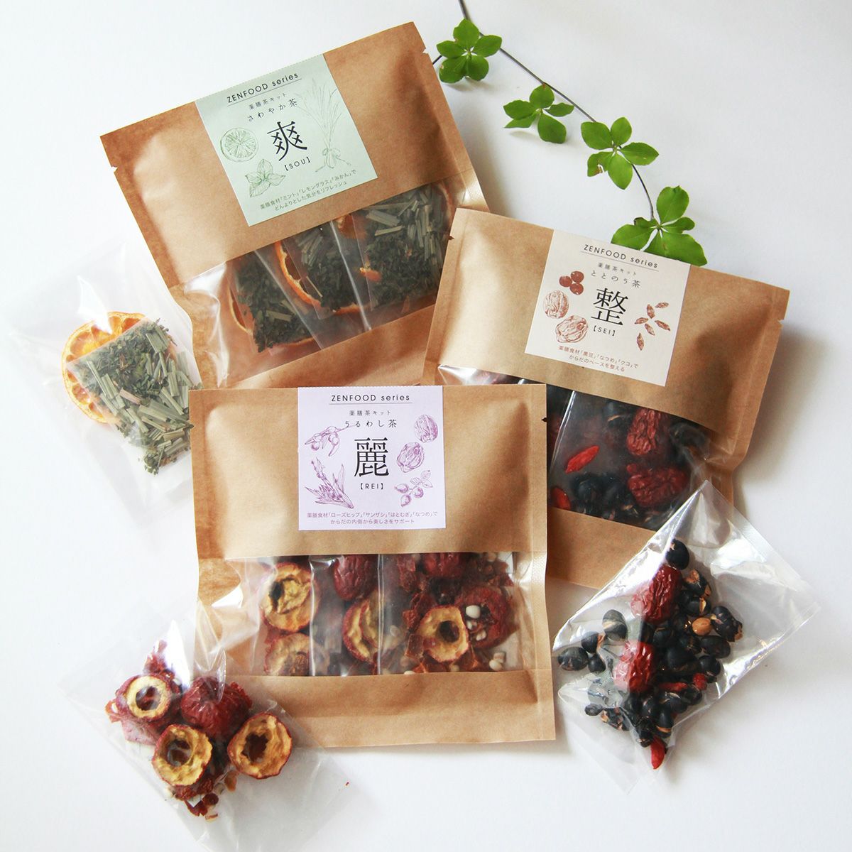 3種の薬膳茶キット／ZENFOOD（ゼンフード） | entresquare.com