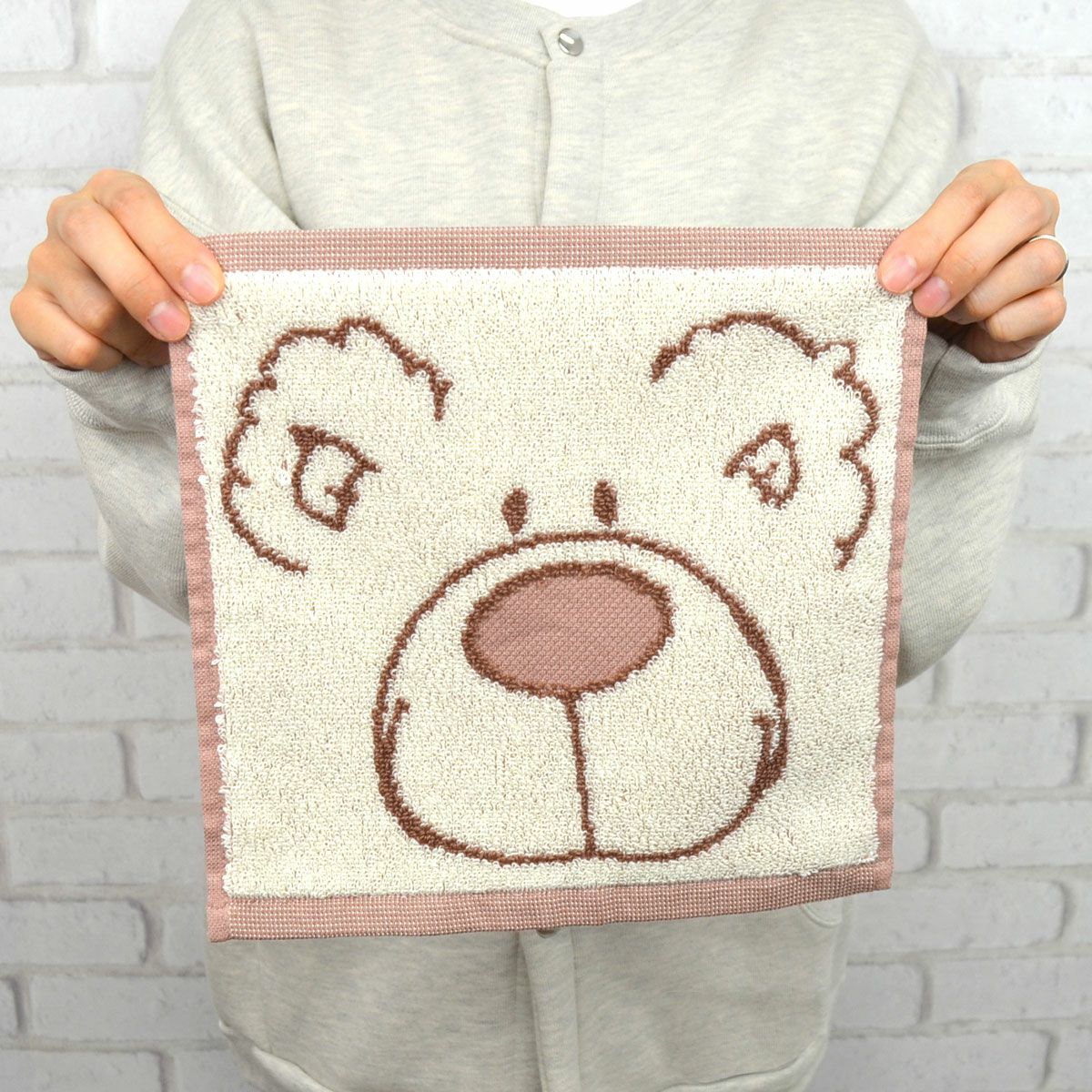 匿名配送☆NICI ラブベア☆タオルセット☆フェイスタオルセット ハンドタオル 25×25㎝ ラブベア ホワイト／NICI（ニキ） | entresquare.com