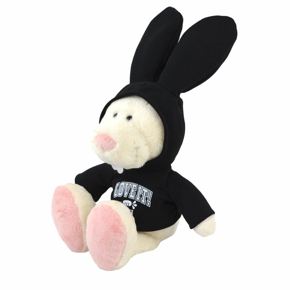 ぬいぐるみ ラビット クラシック 25㎝/ラビットブラックパーカー／NICI