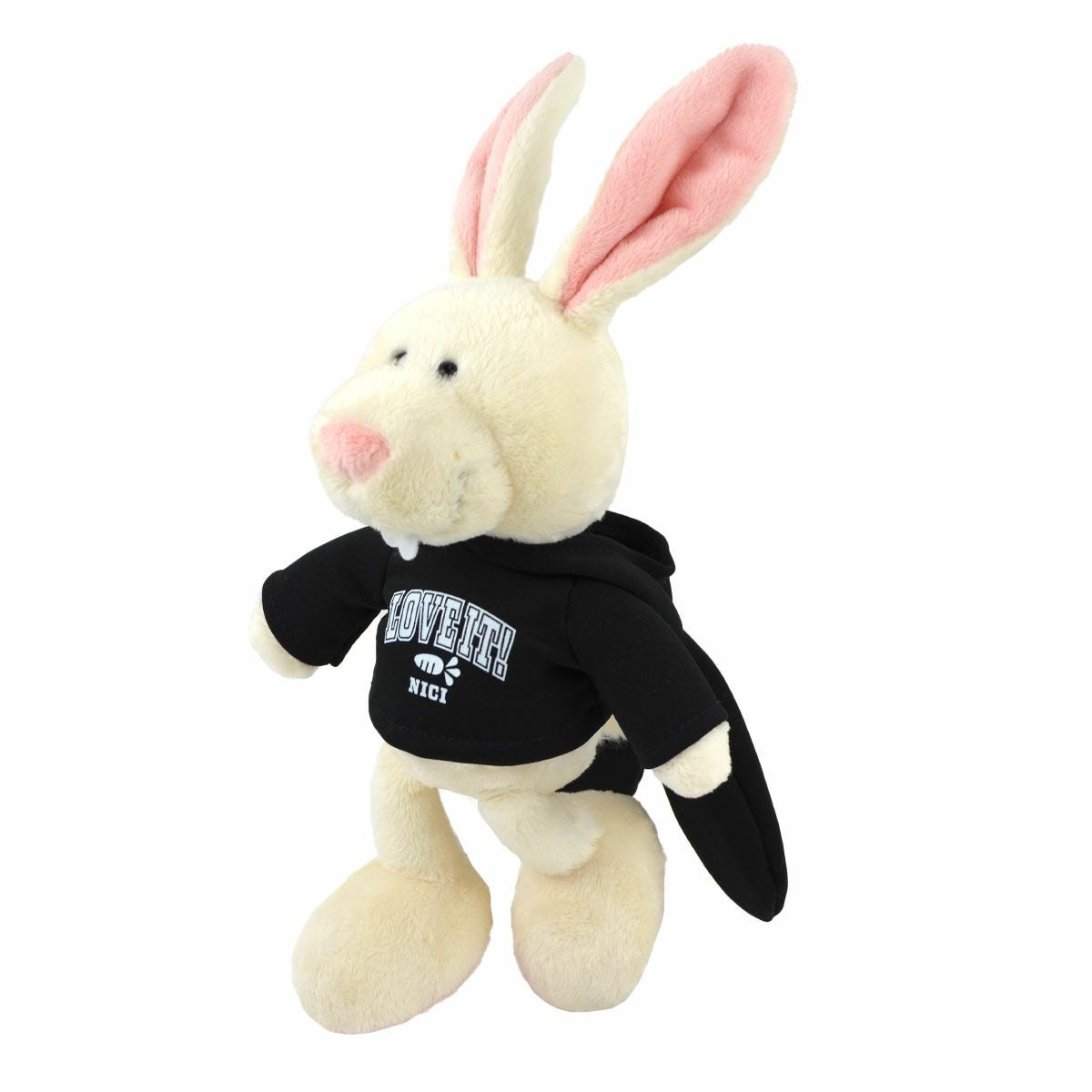 ぬいぐるみ ラビット クラシック 25㎝/ラビットブラックパーカー／NICI