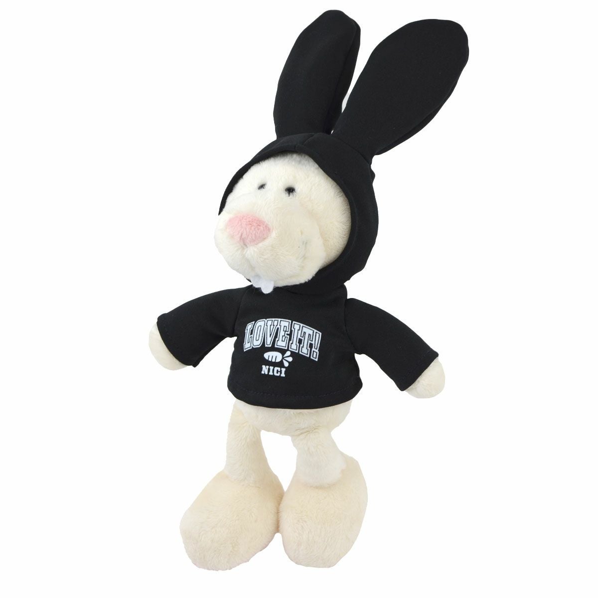 ぬいぐるみ ラビット クラシック 25㎝/ラビットブラックパーカー／NICI