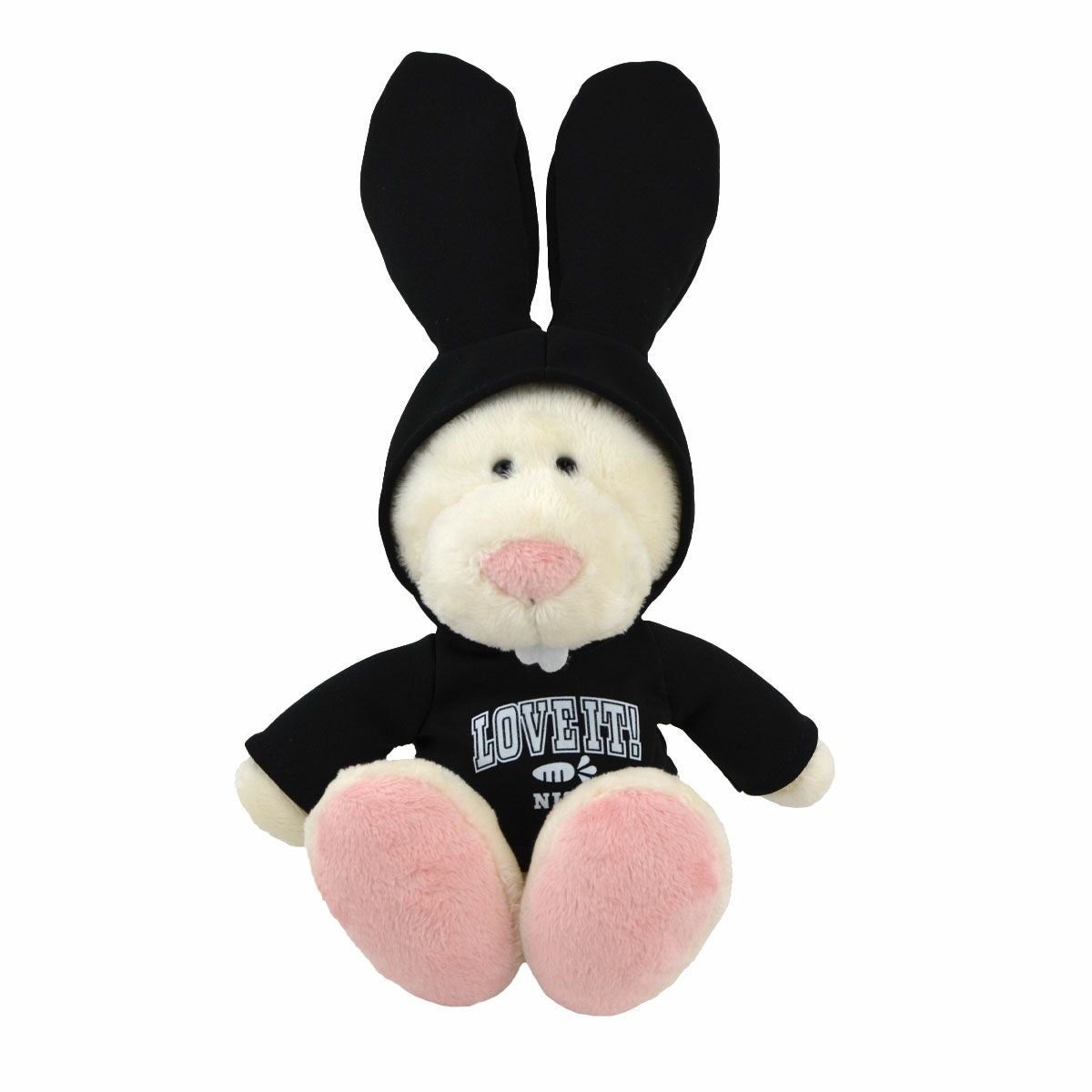 ぬいぐるみ ラビット クラシック 25㎝/ラビットブラックパーカー／NICI