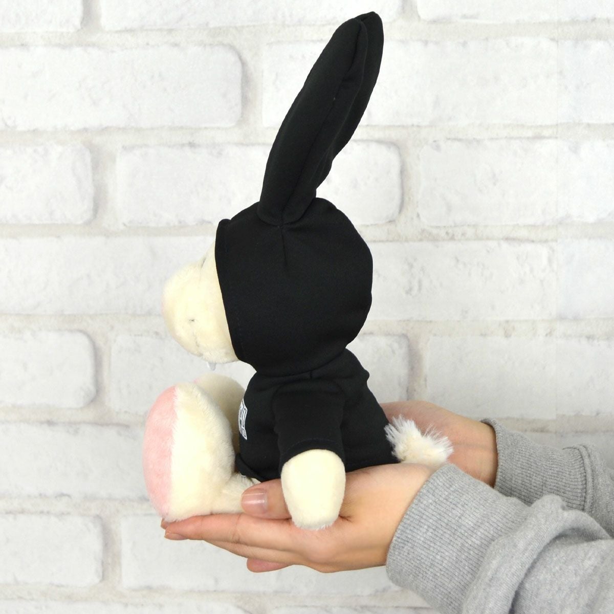 ぬいぐるみ ラビット クラシック 25㎝/ラビットブラックパーカー／NICI