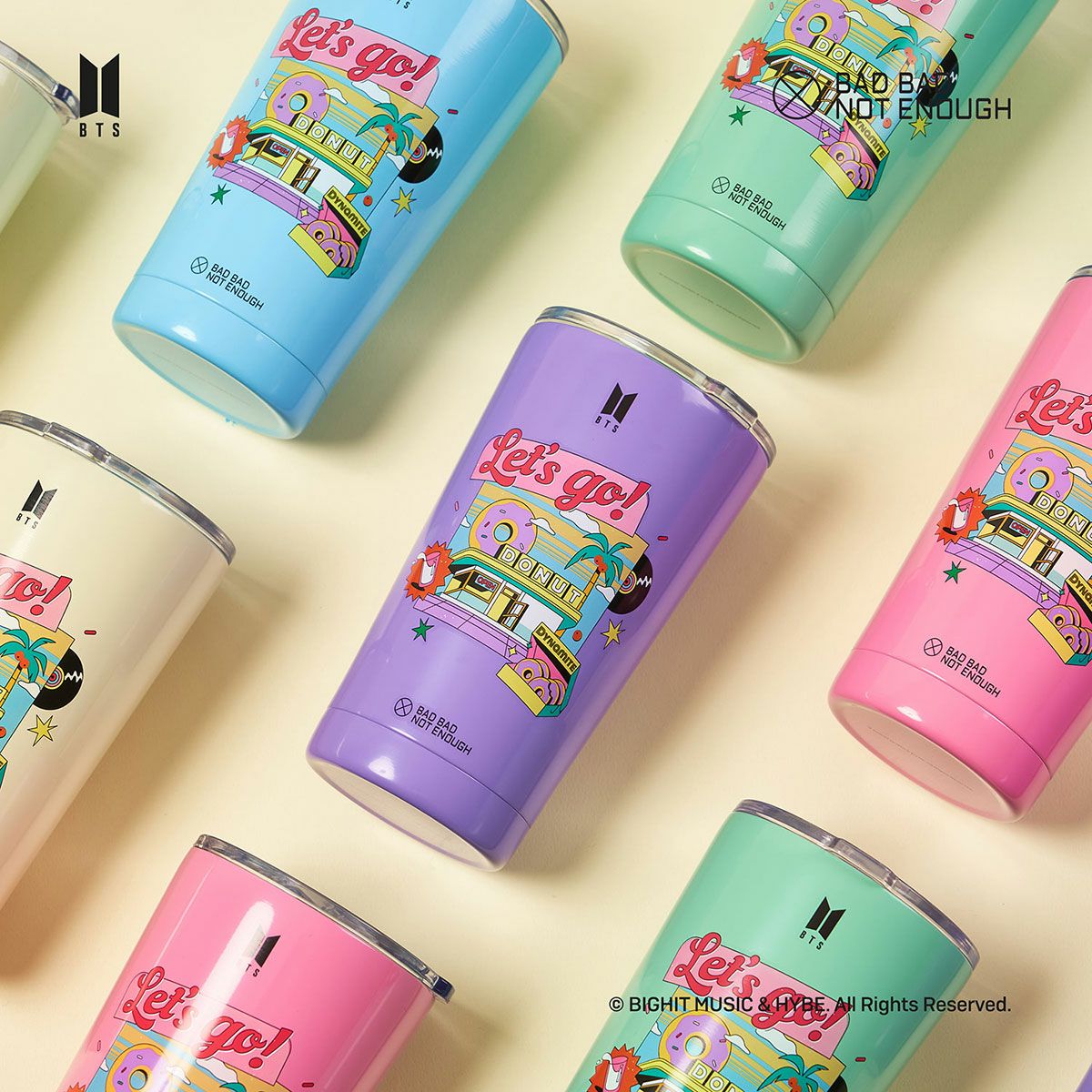 BTSフライングチャレンジ2等タンブラー Dynamite タンブラー （PU）473ml 防弾少年団 バンタン／BTS（ビー