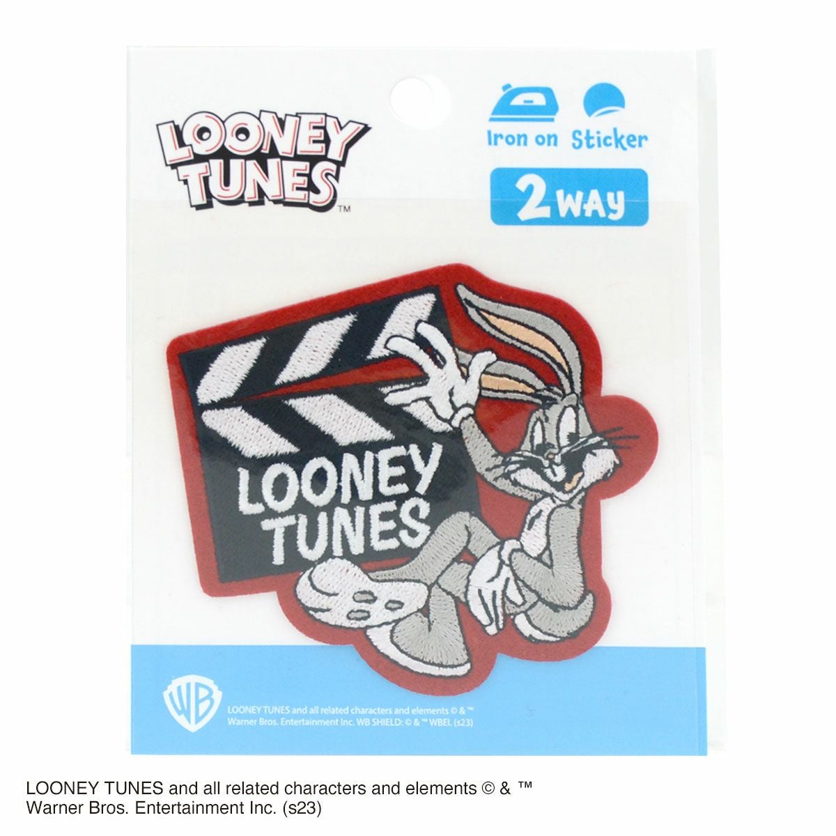 シールワッペン バッグスバニー／LOONEY TUNES（ルーニー・テューンズ
