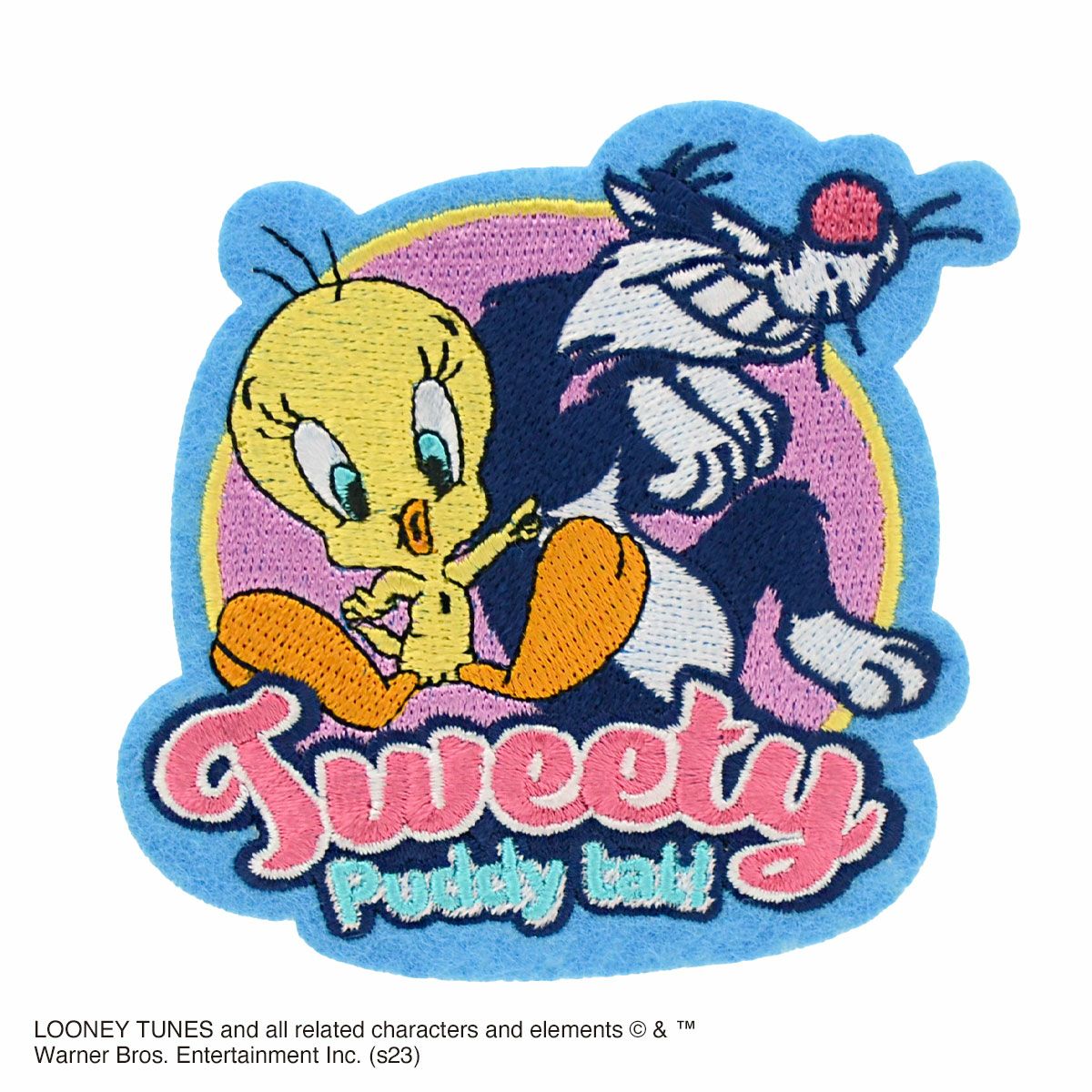 シールワッペン トゥイーティ＆シルベスター／LOONEY TUNES（ルーニー