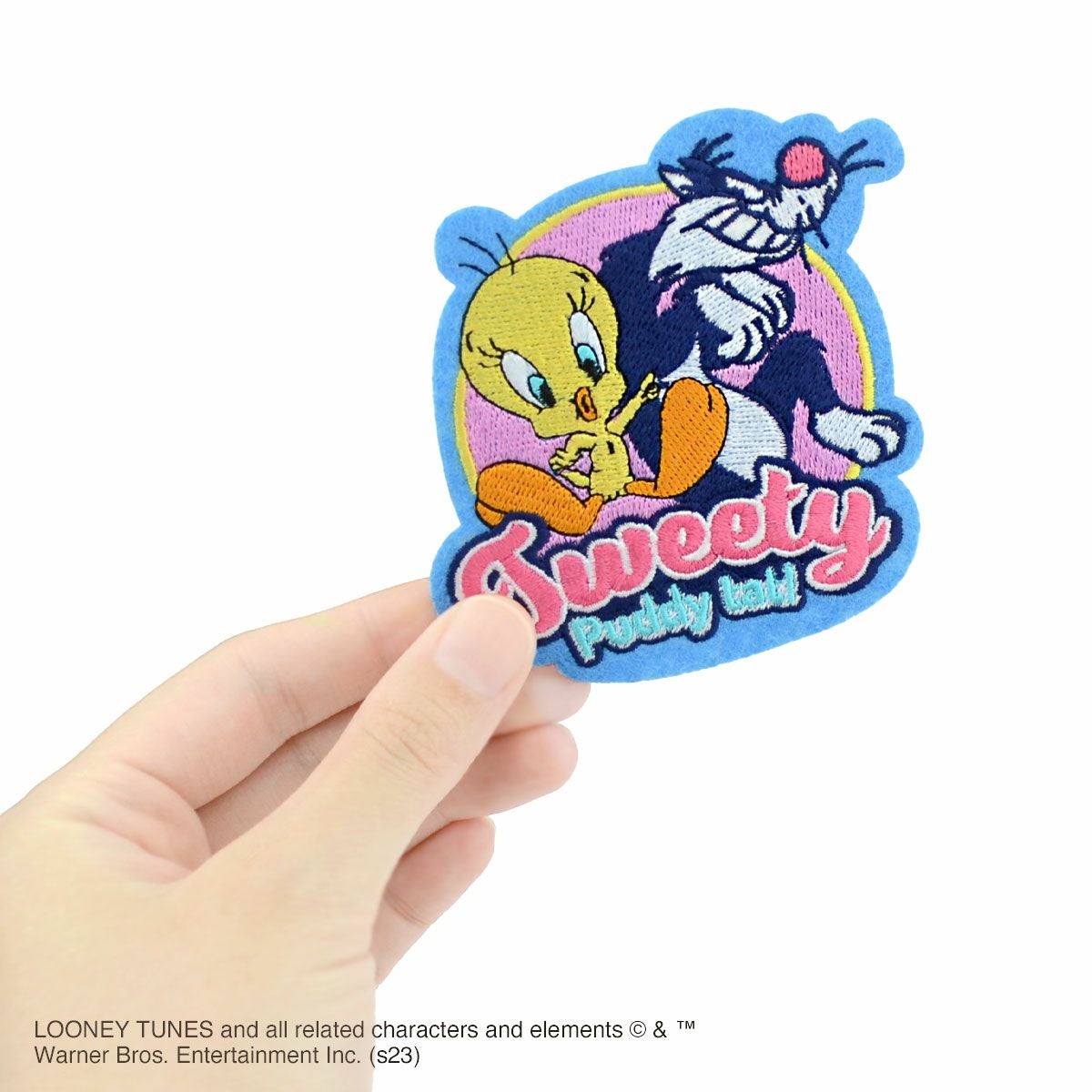 シールワッペン トゥイーティ＆シルベスター／LOONEY TUNES（ルーニー
