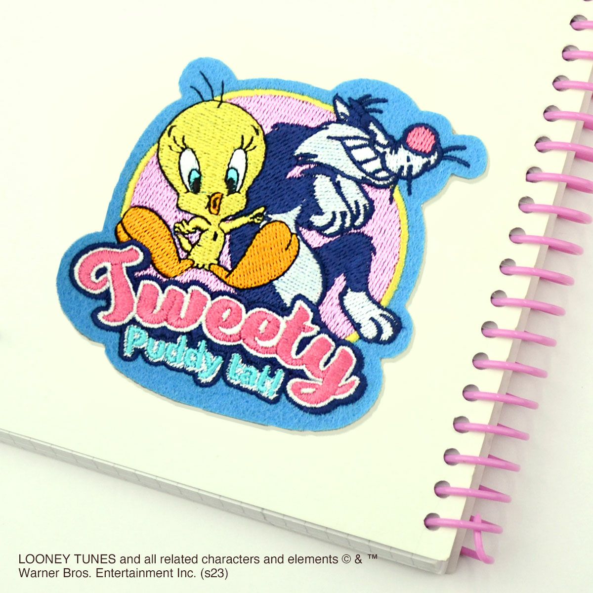 シールワッペン トゥイーティ＆シルベスター／LOONEY TUNES（ルーニー
