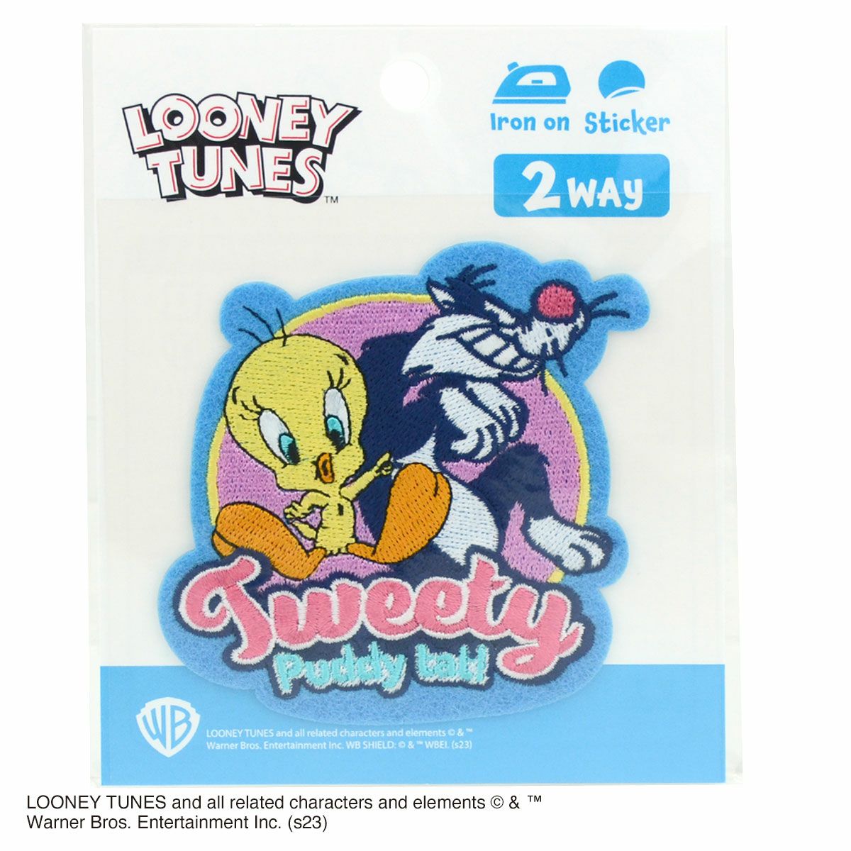シールワッペン トゥイーティ＆シルベスター／LOONEY TUNES（ルーニー
