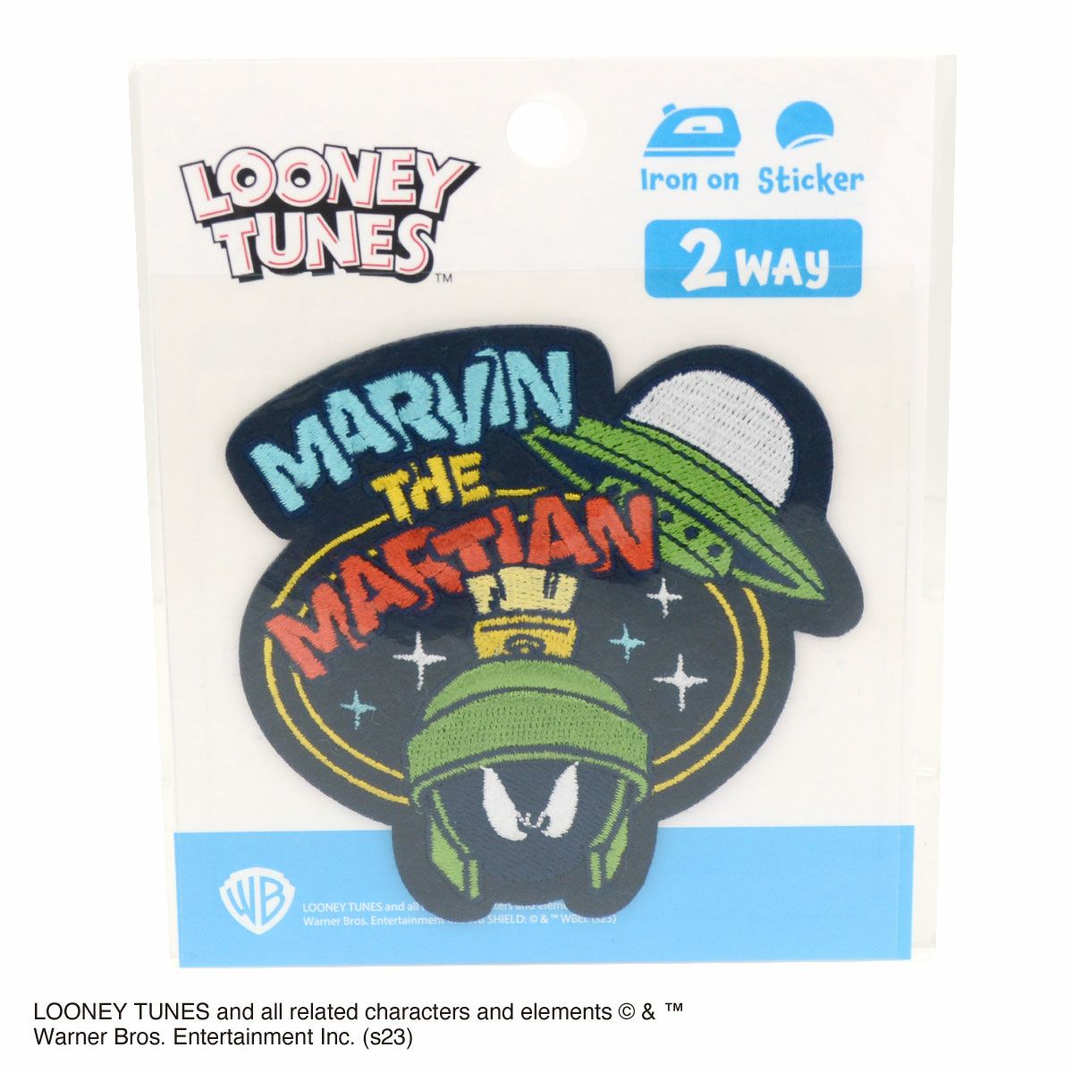 シールワッペン マービンザマーシャン／LOONEY TUNES（ルーニー