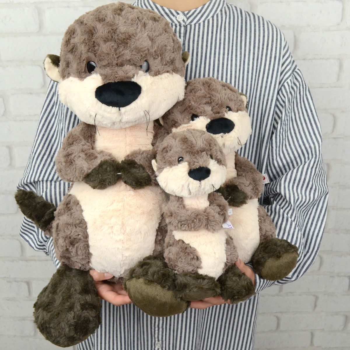 ぬいぐるみ カワウソ オーダ クラシック／NICI（ニキ） | entresquare.com