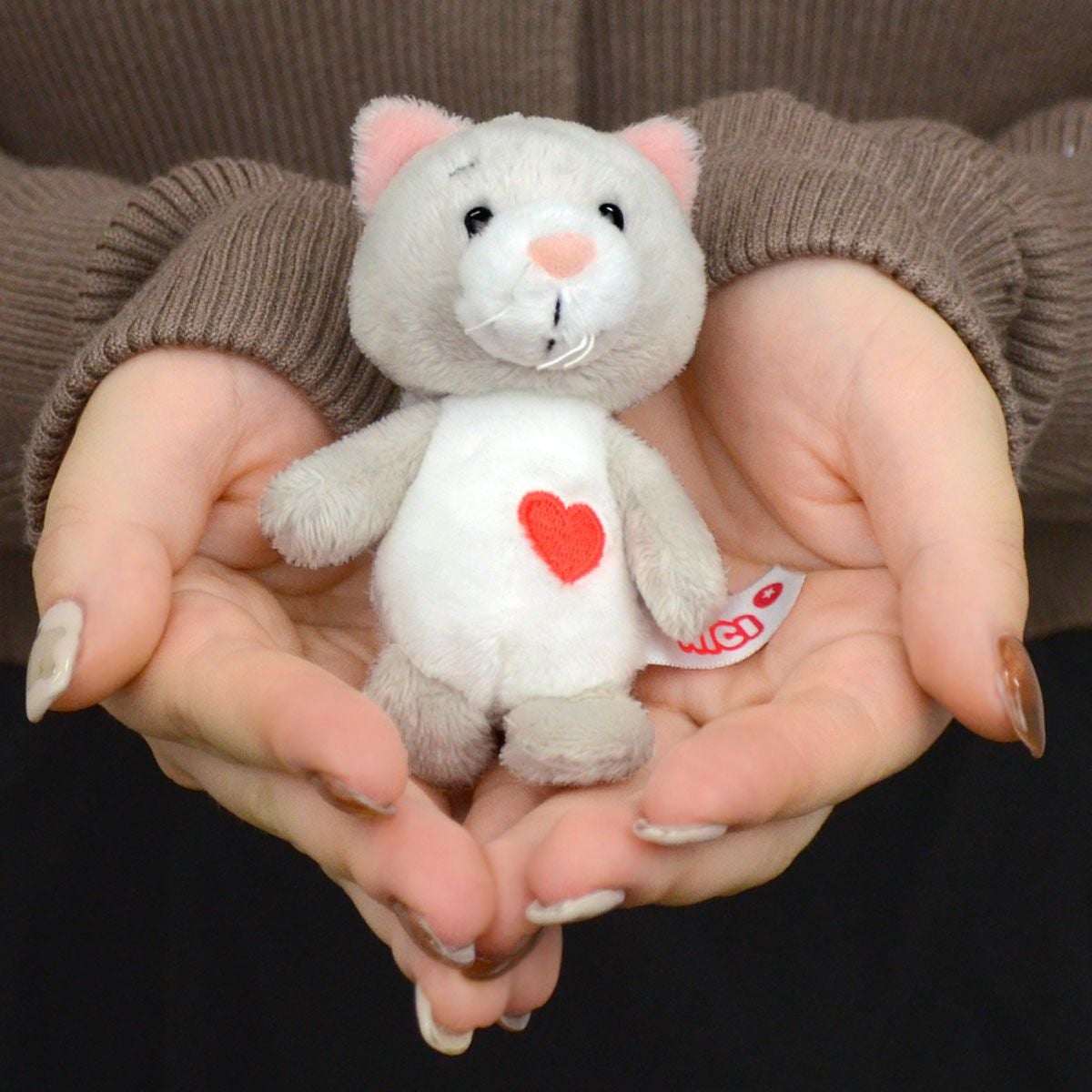 キーリング ラブキャット フラッフィー10cm／NICI（ニキ