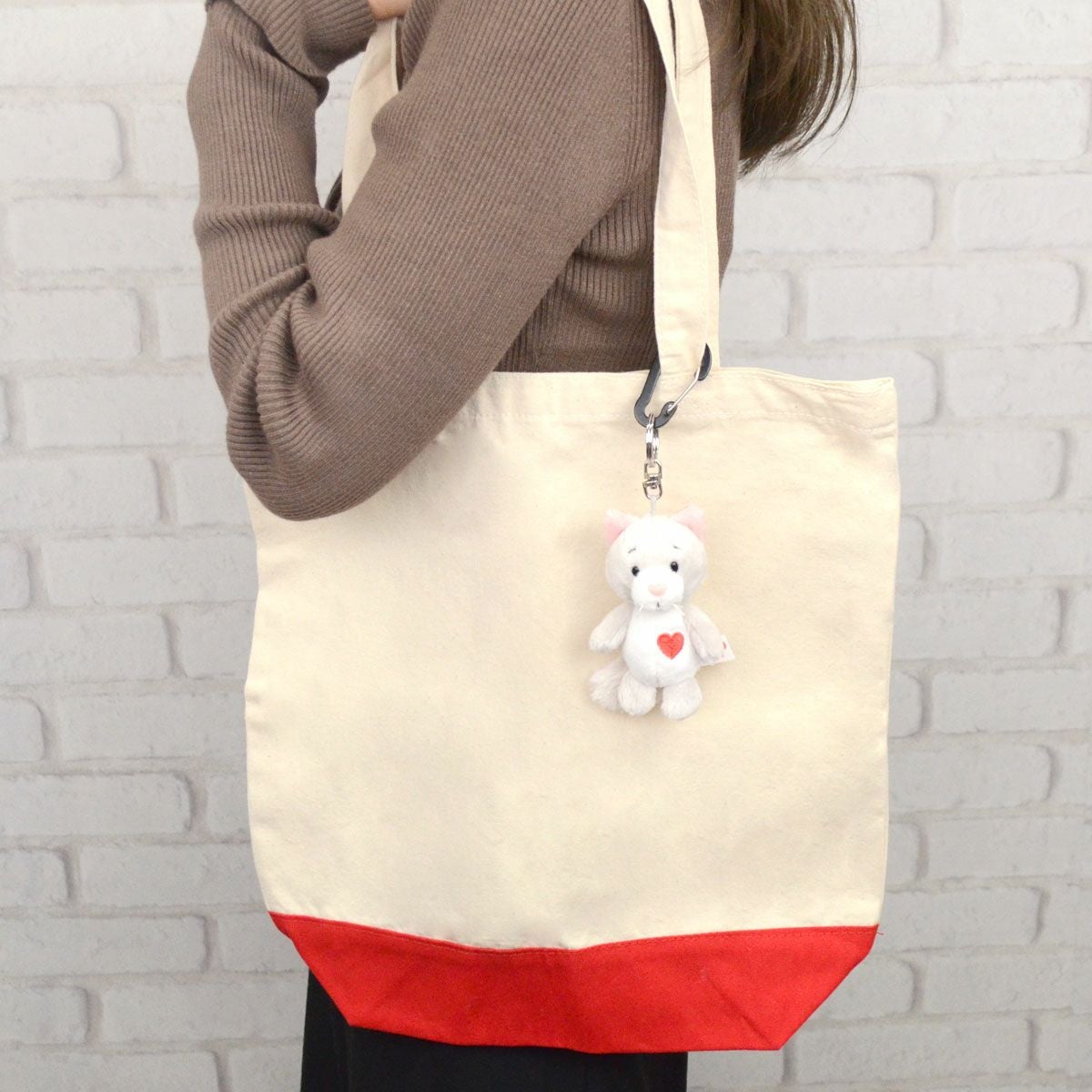 キーリング ラブキャット フラッフィー10cm／NICI（ニキ