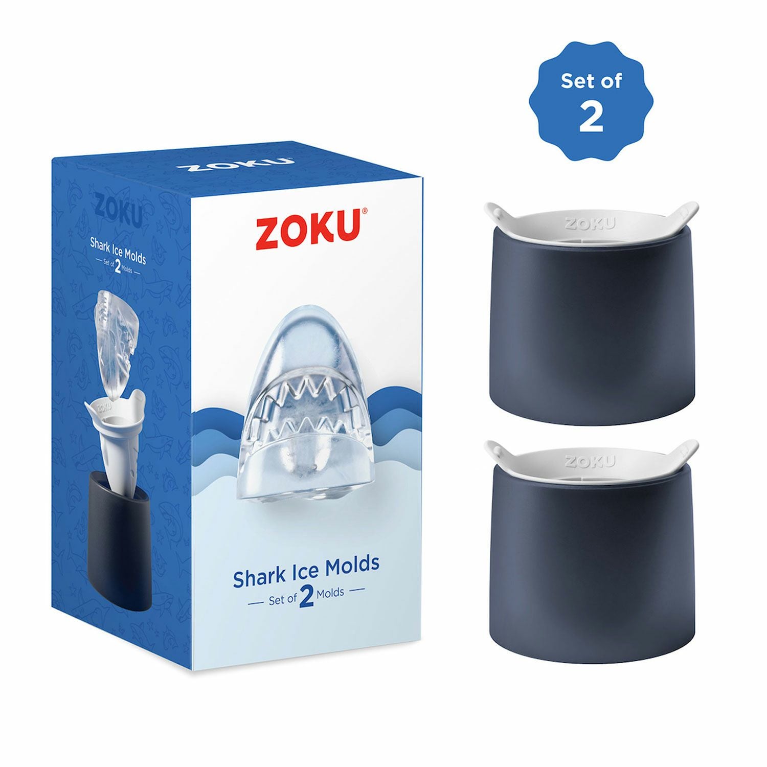 ほっそーさん専用 アイスボールメーカー 2pcシャーク／ZOKU（ゾク） | entresquare.com