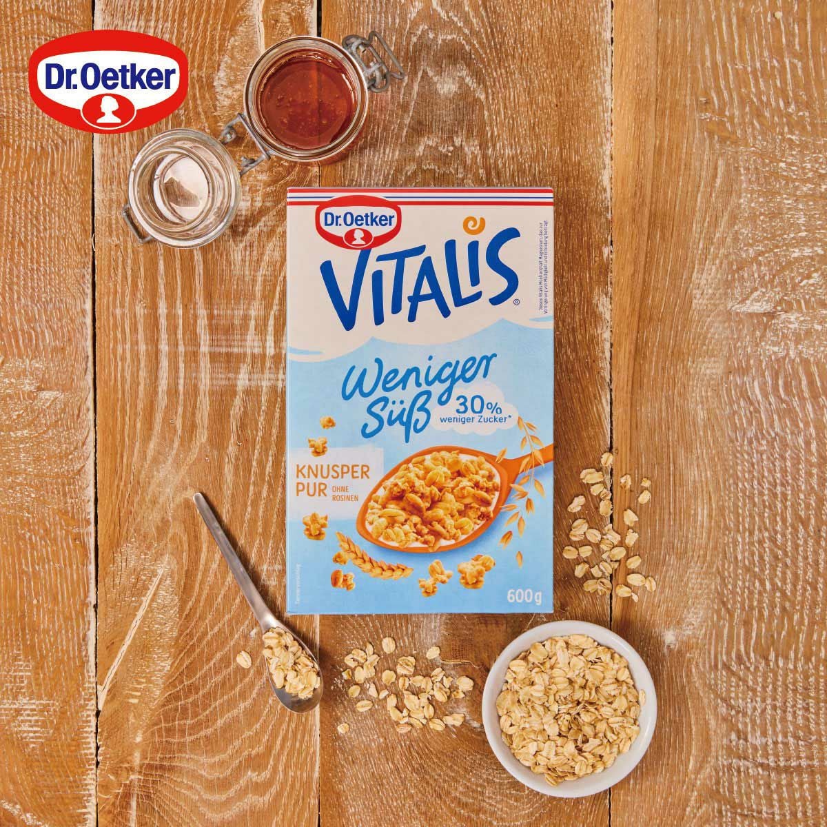 Vitalis（ビタリス）レススイート・ミューズリー ピュア／Dr.Oetker