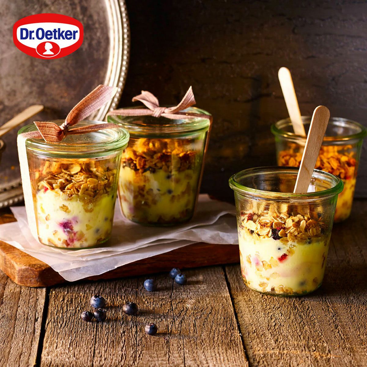 ブリッツスタッフ ミューナ 4枚セット Vitalis（ビタリス）クランチ・ミューズリー クラシック／Dr.Oetker