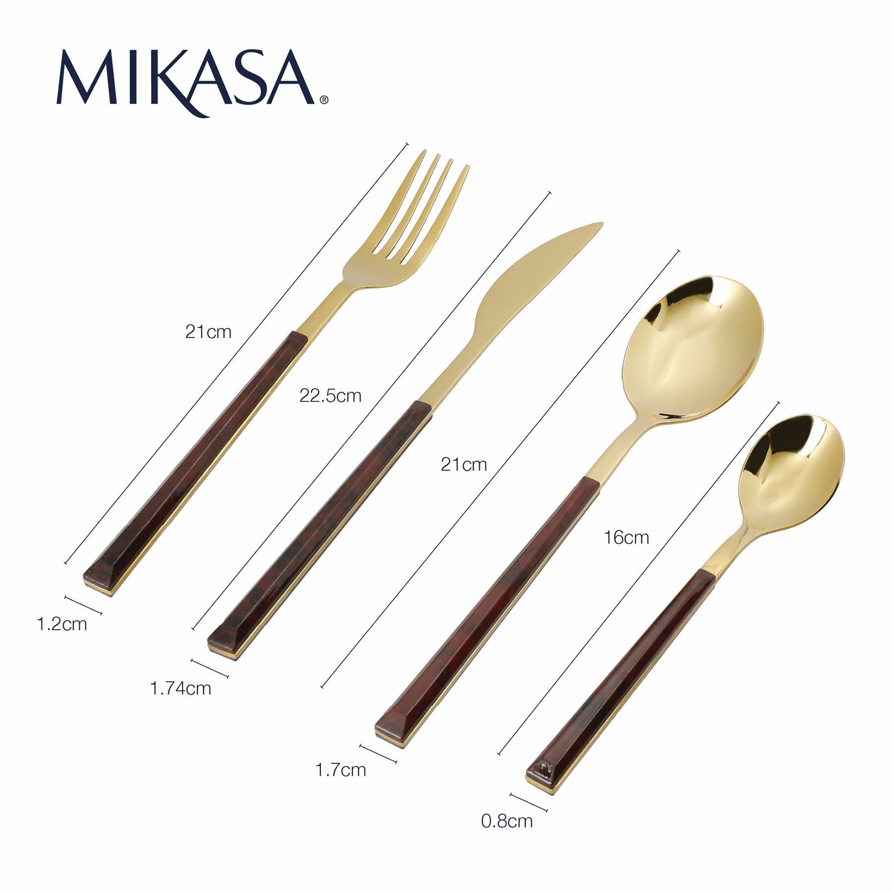 カトラリーセット 16Set Shell ゴールド／MIKASA（ミカサ