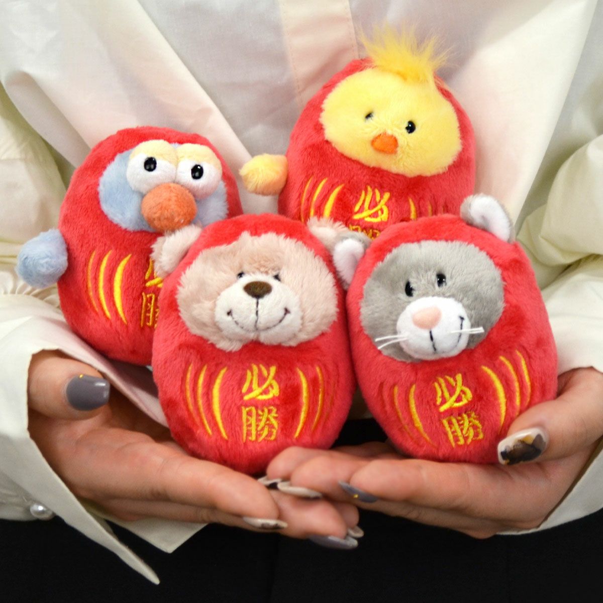 ピカだるま　破れあり　ぬいぐるみ＆キーホルダー キーホルダー ラブベア／ダルマ 10cm／NICI（ニキ） | entresquare.com