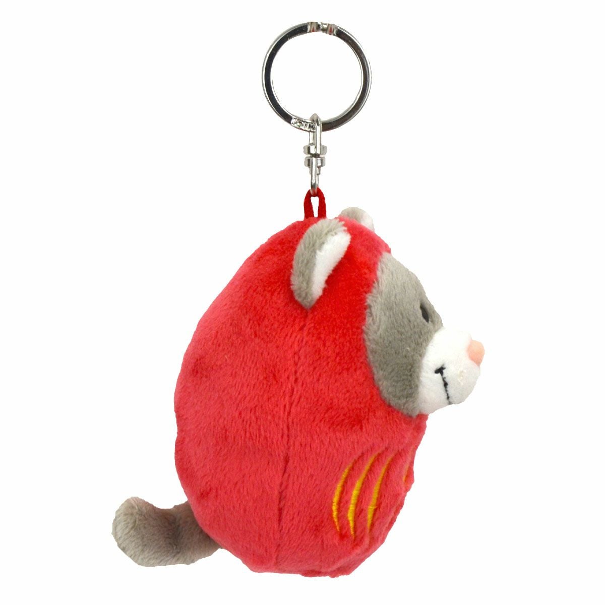 キーホルダー グレーキャット／ダルマ 10cm／NICI（ニキ