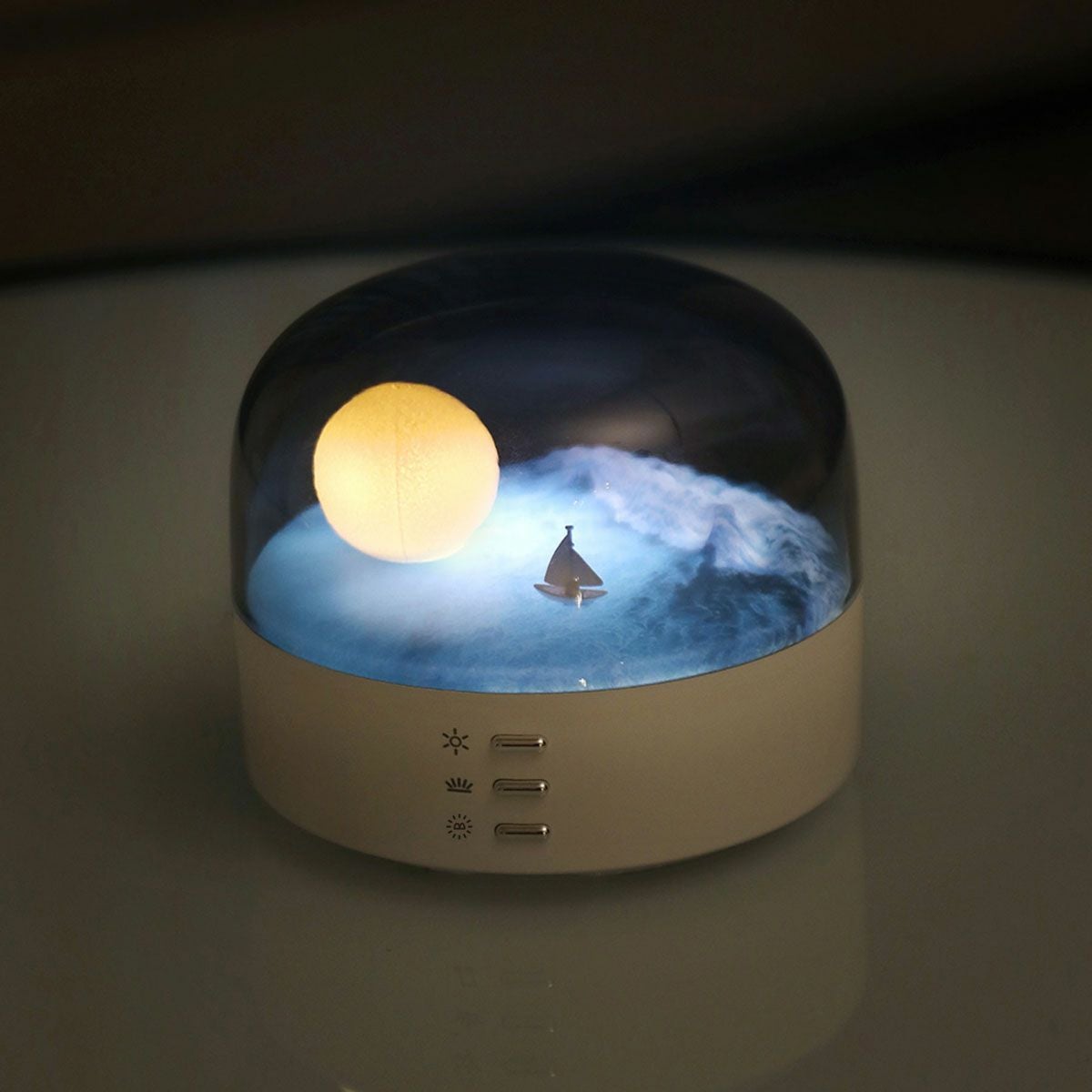 ジオラマ ムーン スケープ ランプ / Diorama Moon Scape Lamp