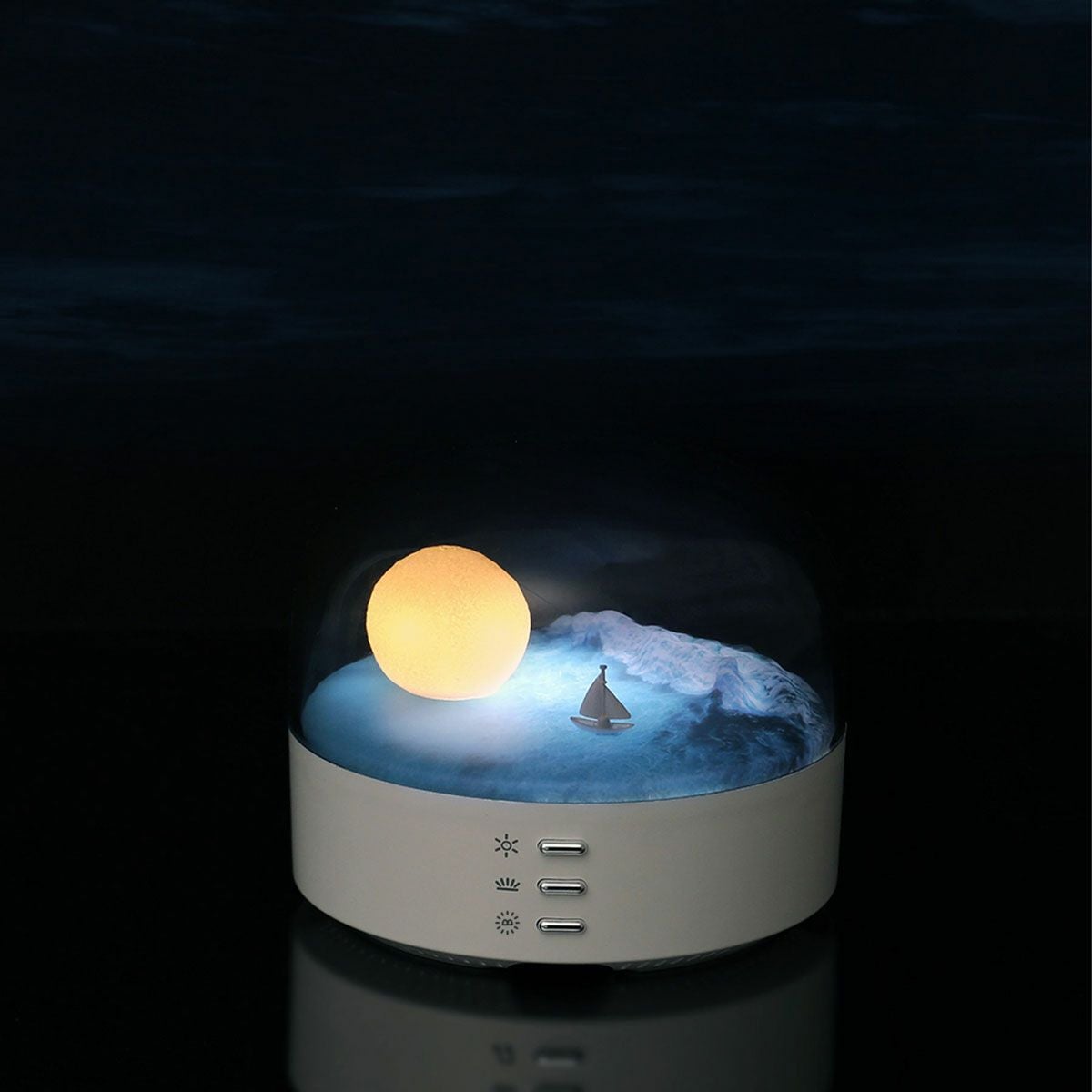 ジオラマ ムーン スケープ ランプ / Diorama Moon Scape Lamp