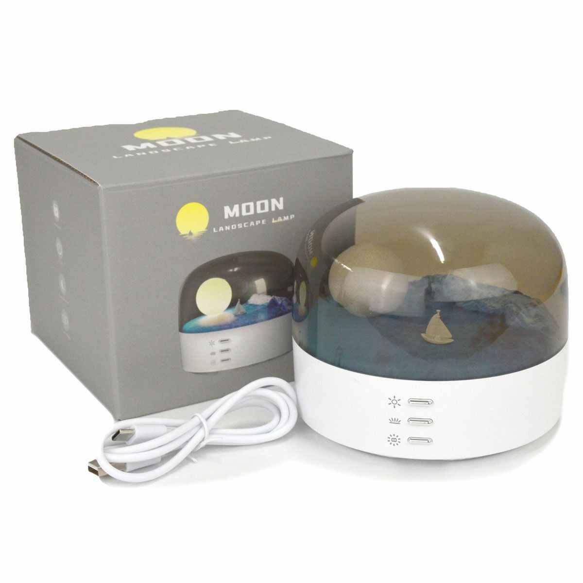 ジオラマ ムーン スケープ ランプ / Diorama Moon Scape Lamp