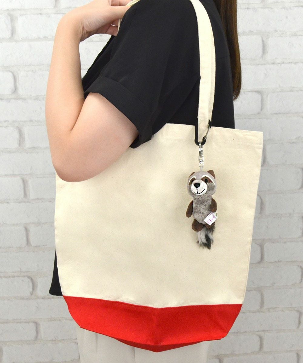 キーホルダー winter24 ラクーン レノ 10cm／NICI（ニキ