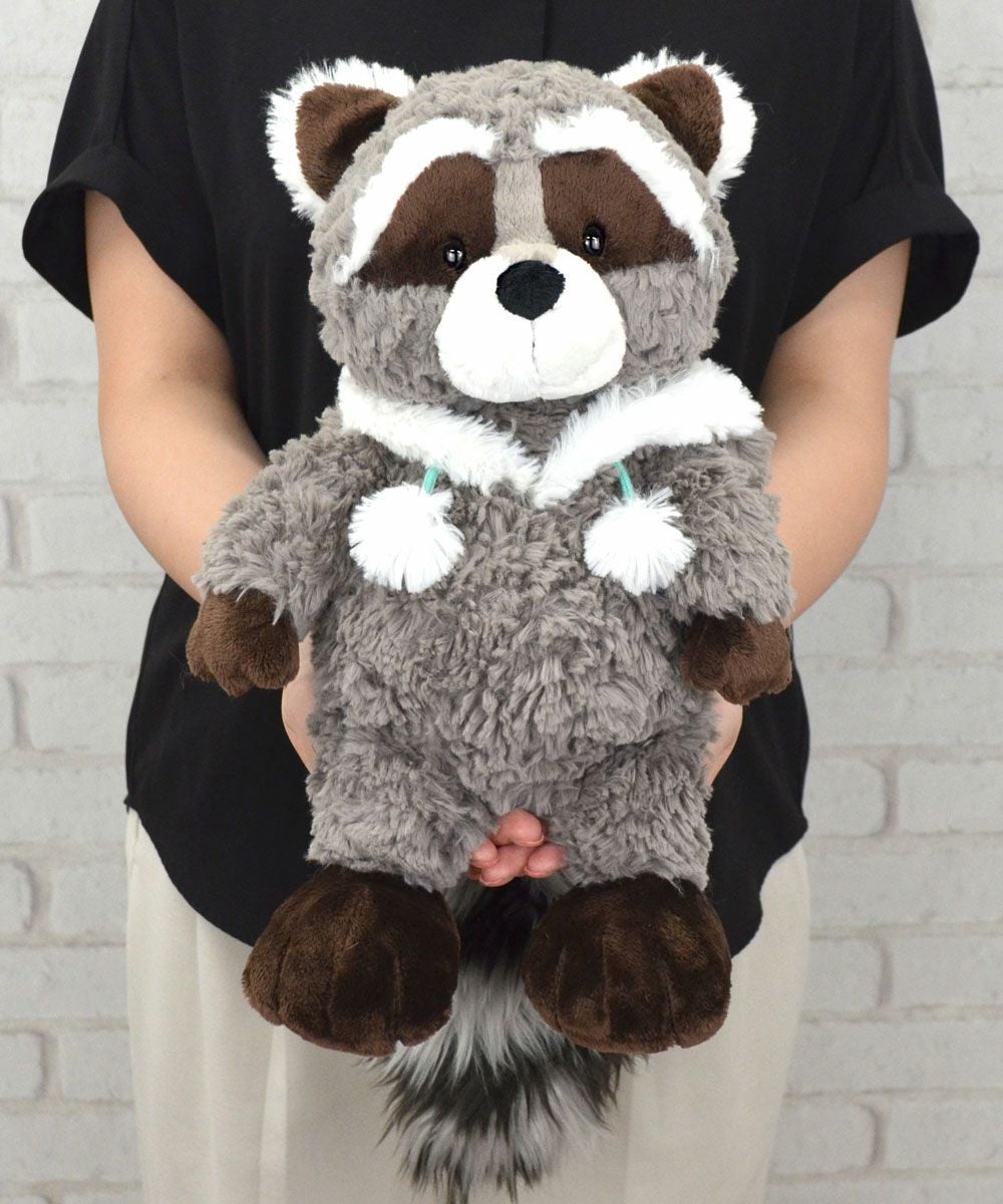 winter24 ラクーン レノ ぬいぐるみ 35cm／NICI（ニキ） | entresquare.com