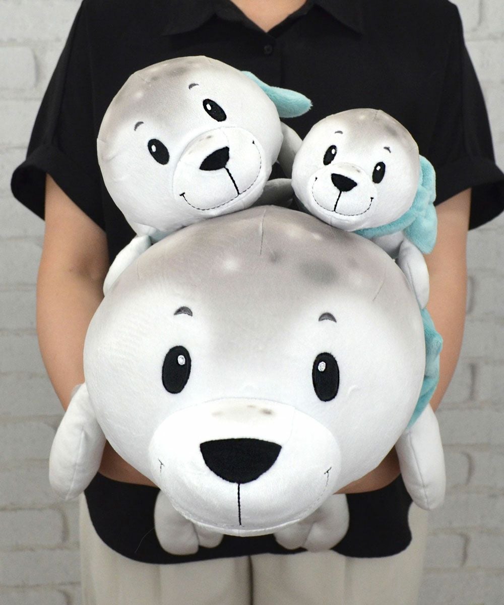 winter24 アザラシ ベンテ ネソベリぬいぐるみ 43cm／NICI（ニキ