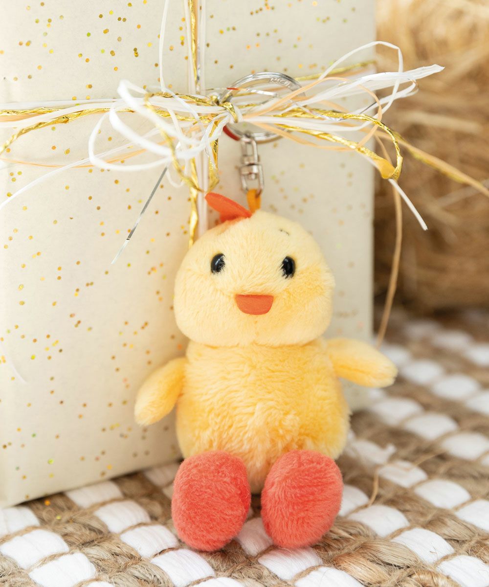キーホルダー Farm Friends 2024 ヒヨコ エッグウィナ 10cm／NICI