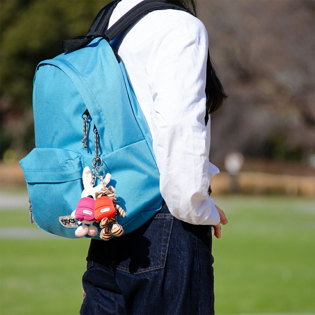 キーホルダー ラビット ペッシュ10cm+リュック ピンク/OUTDOOR