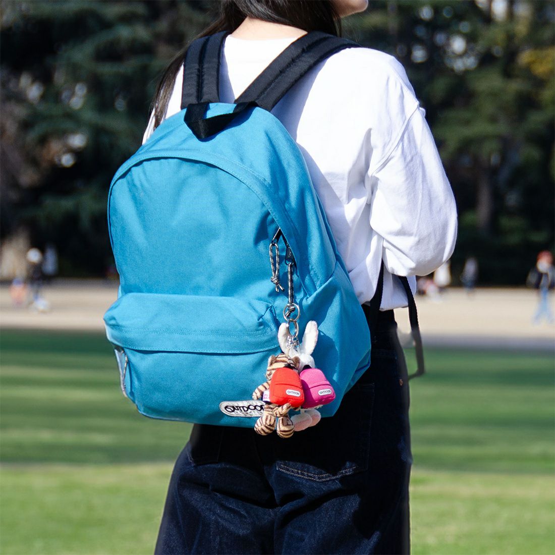 キーホルダー ラビット ペッシュ10cm+リュック ピンク/OUTDOOR