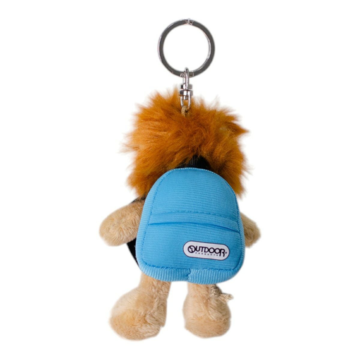 キーホルダー ライオン 10cm+リュック ブルー/OUTDOOR PRODUCTS／NICI