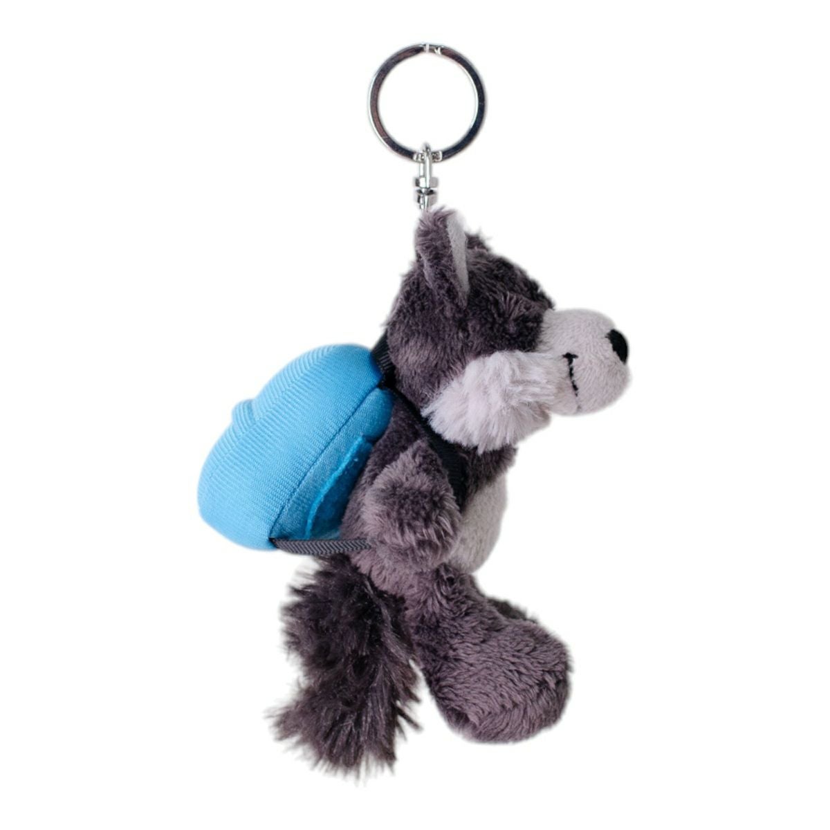 キーホルダー オオカミ 10cm+リュック ブルー/OUTDOOR PRODUCTS／NICI