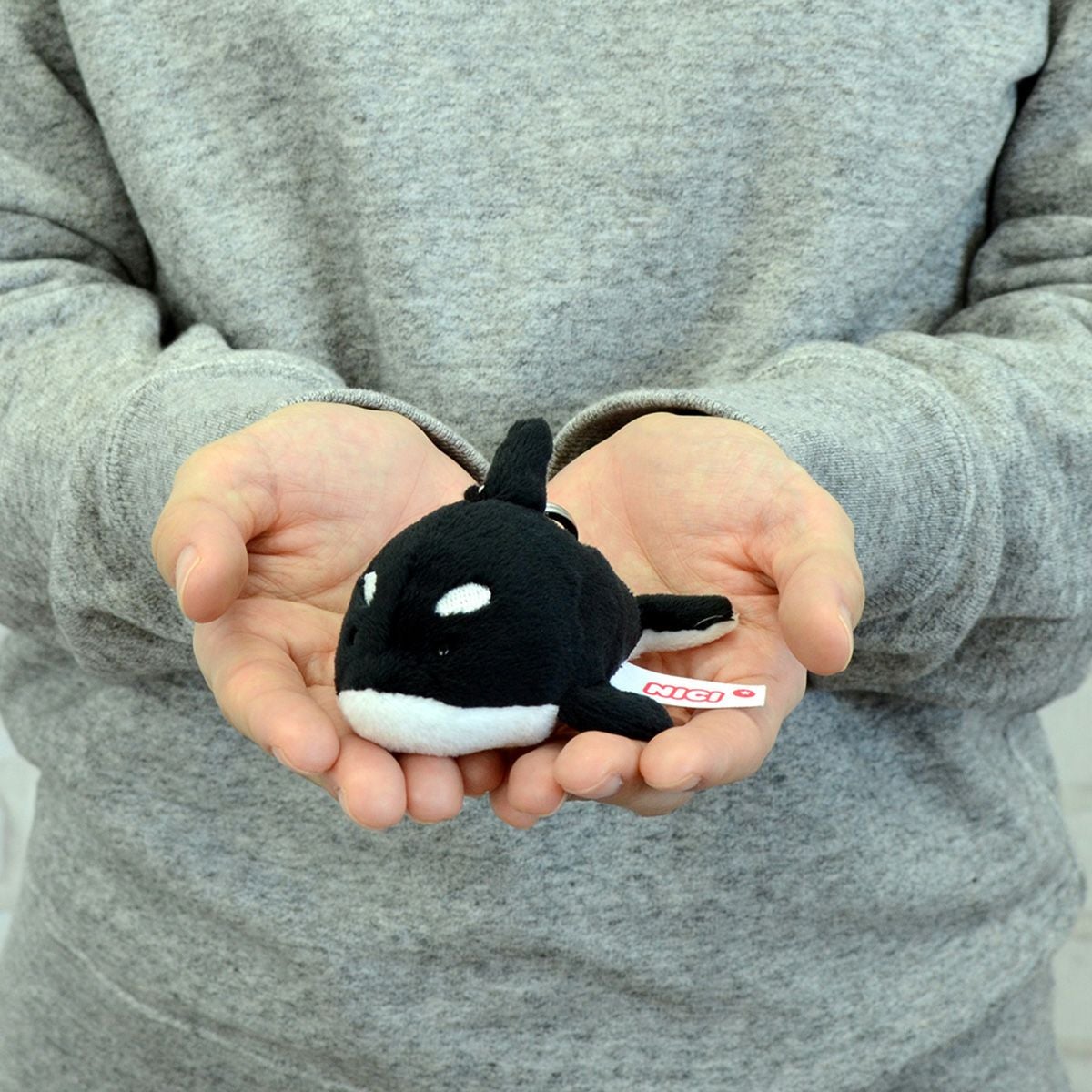 キーホルダー オーシャンフレンズ シャチ 10cm／NICI（ニキ