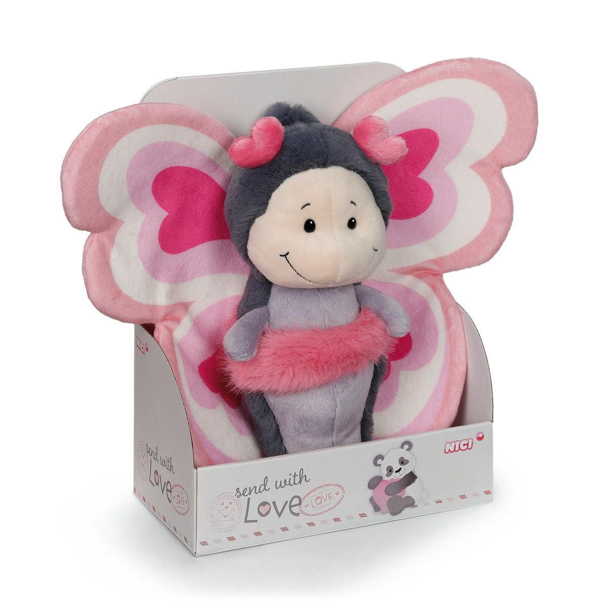 Love25 ラブパンダ ハートクッション 40×27cm／NICI（ニキ