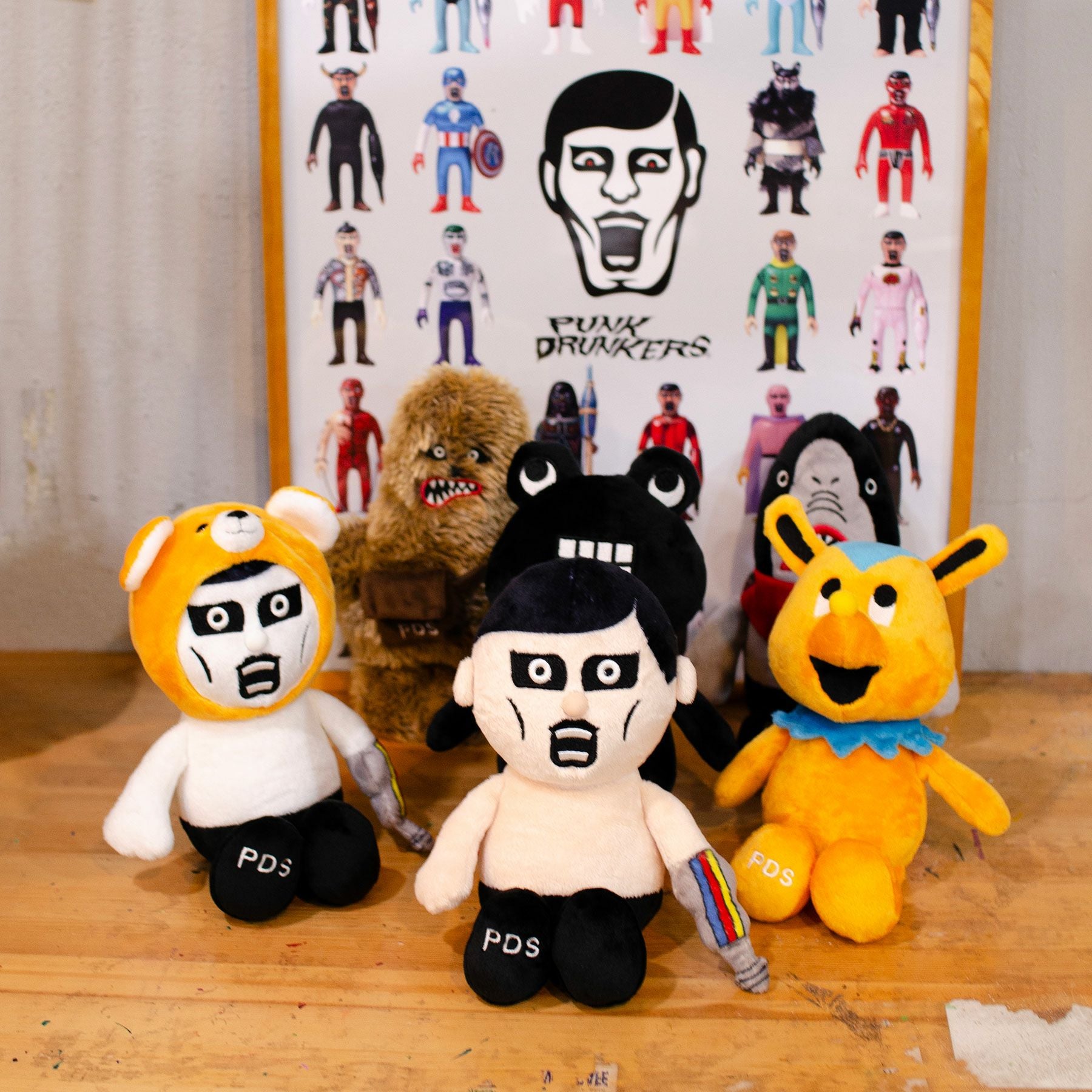 NICI×PUNK DRUNKERS(パンクドランカーズ) 中井 ぬいぐるみ25cm 2025